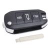 Coque de Clé télécommande 3 boutons pour Peugeot