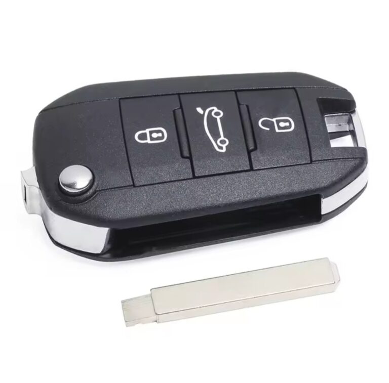 Coque de Clé télécommande 3 boutons pour Peugeot