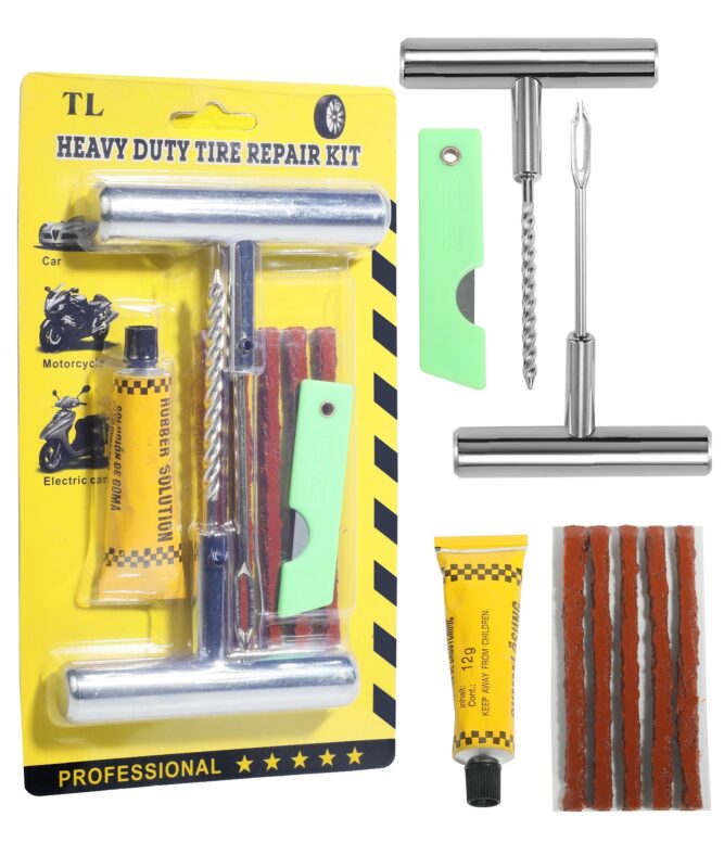 Kit de réparation de pneus de voiture 9Pcs