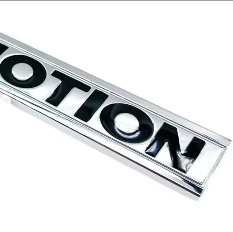 Badge Autocollant 4MOTION Noir/Gris