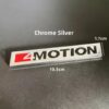 Badge Autocollant 4MOTION Noir/Gris