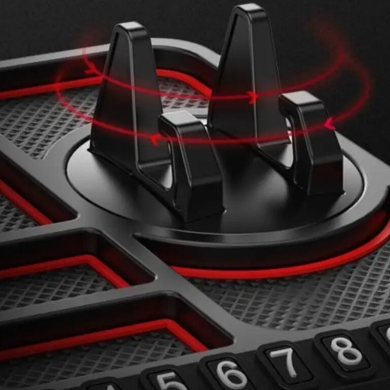 Tapis Support de téléphone Antidérapant 4en1