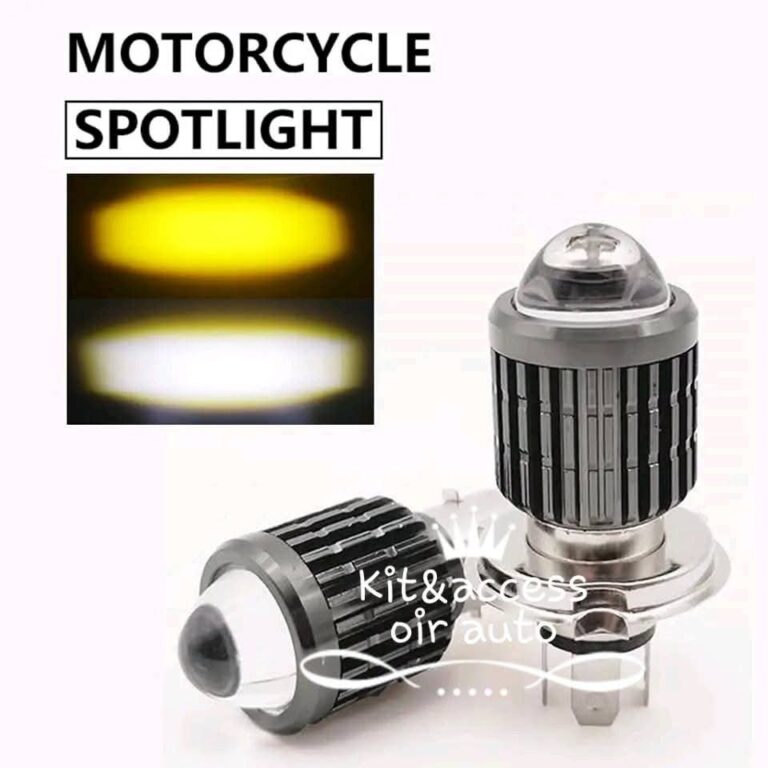 Ampoule Phare Blanc&Jaune 2Pcs