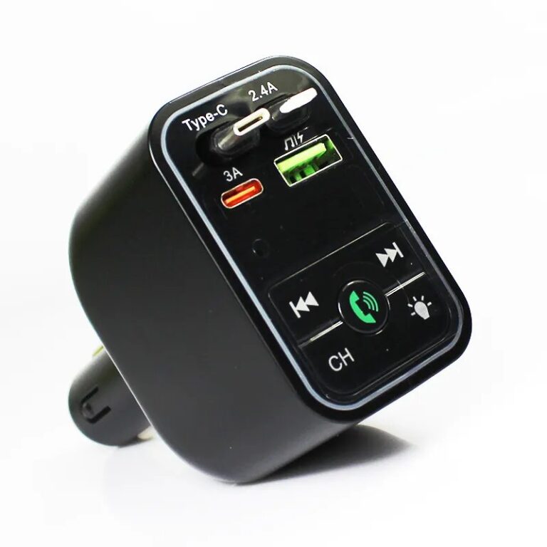 Bluetooth et Chargeur de Voiture Fast  Rétractable 4en1 120 W