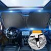 Pare Soleil pour Voiture De Pare-Brise Automatique Rétractable