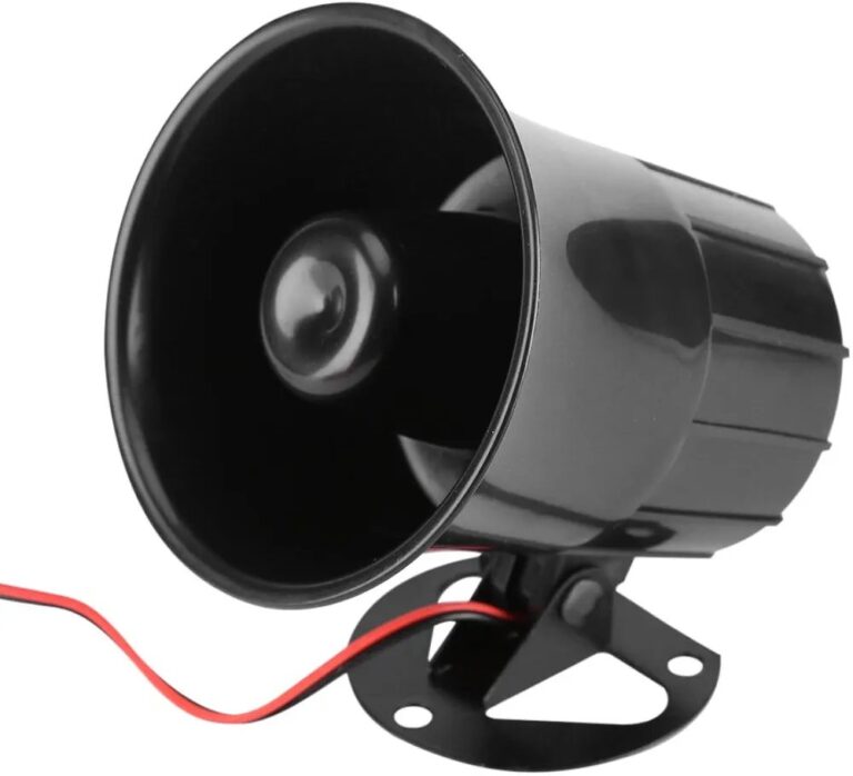 Sirène alarme de sécurité avec bouton  DC12V 20W