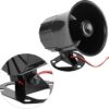 Sirène alarme de sécurité avec bouton  DC12V 20W