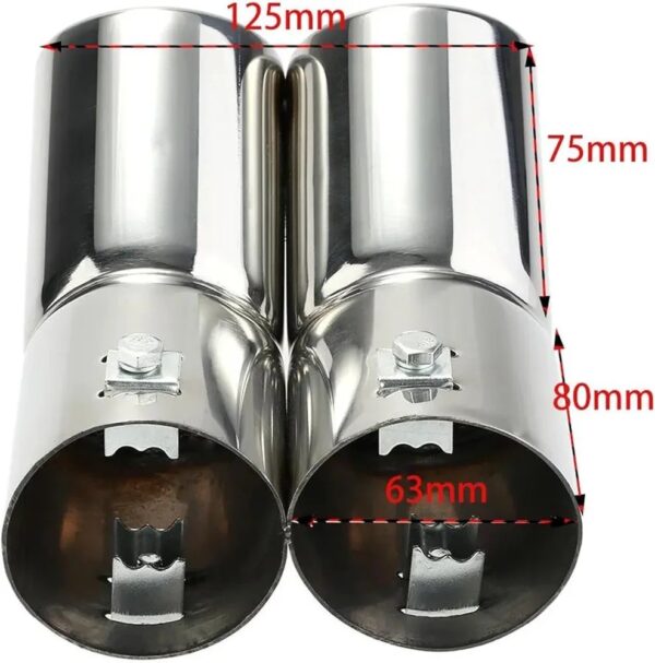 Embouts D'échappement Double Tuyaux Standard