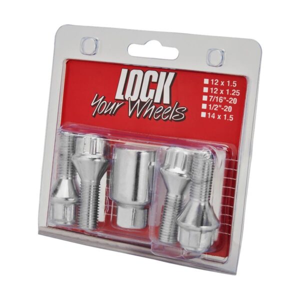 Boulons de blocage antivol de roue