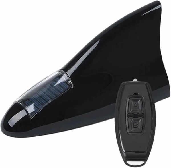 Antenne Requin Led à énergie solaire avec télécommande