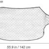 Pare-soleil de voiture, protection tableau de bord SUV (142 x 92 cm, Standard)