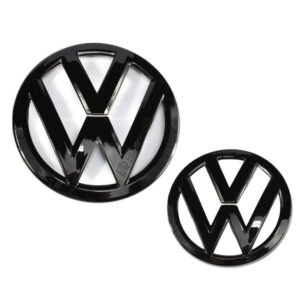 Logo VW Noir 3D Golf  6 / 7 Polo