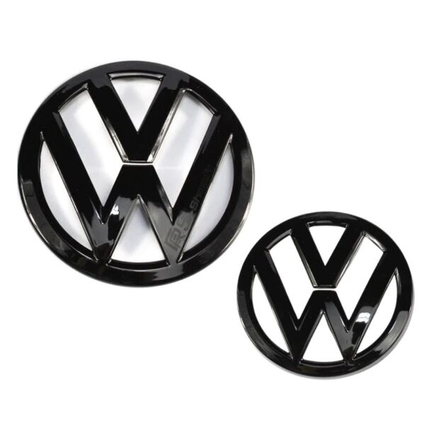 Logo VW Noir 3D Golf  6 / 7 Polo