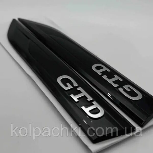 Badge GTD D'aile VW 2Pcs