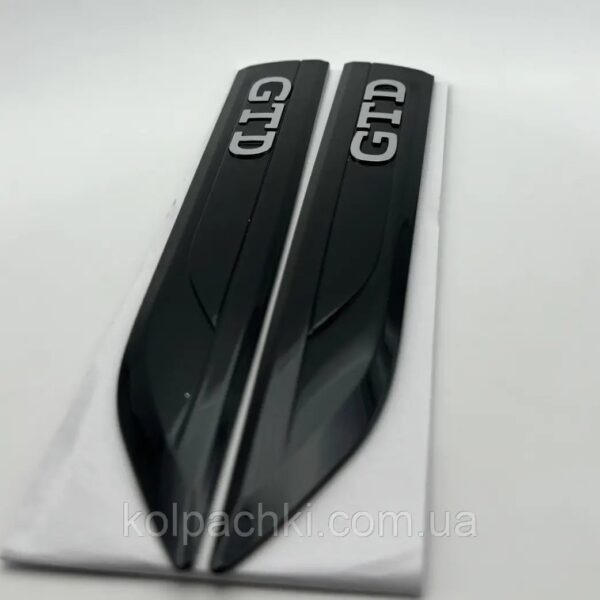 Badge GTD D'aile VW 2Pcs