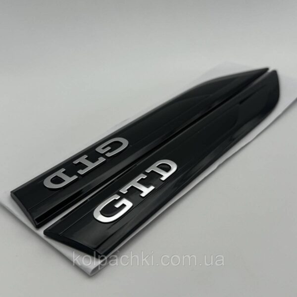 Badge GTD D'aile VW 2Pcs