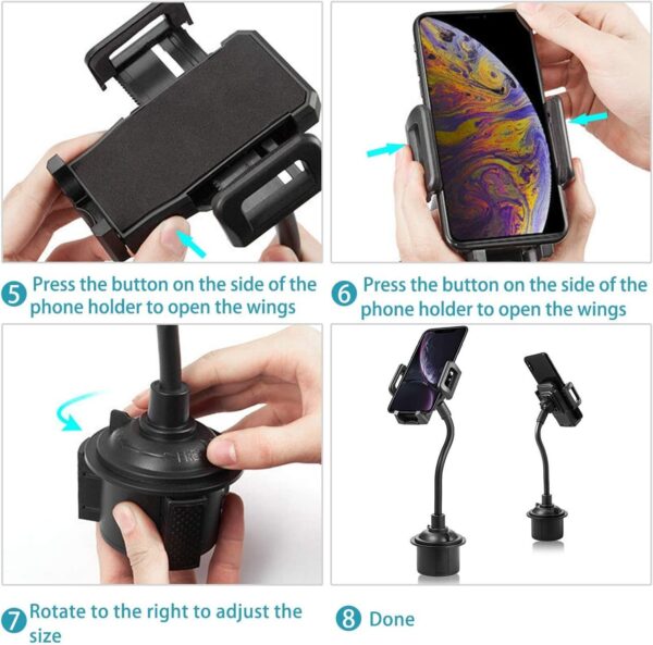 Support Téléphone à porte goblet