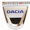 Emblème Dacia Sandero / Stepway / Duster / Lodgy / Dokker 137x120 mm avant