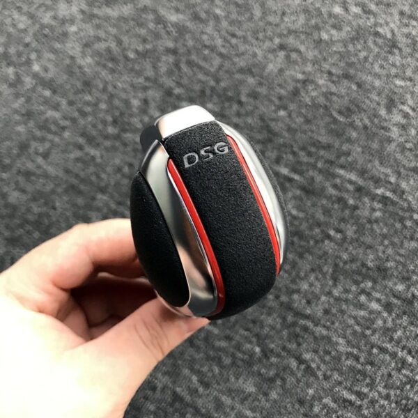 Pommeau DSG Aluminium/Alcantara pour VW Golf 7 R / GTI