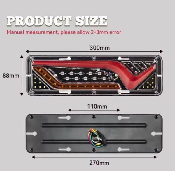 LED arrière 12V-24 V pour camion DFM DFSK CHANA GONOW