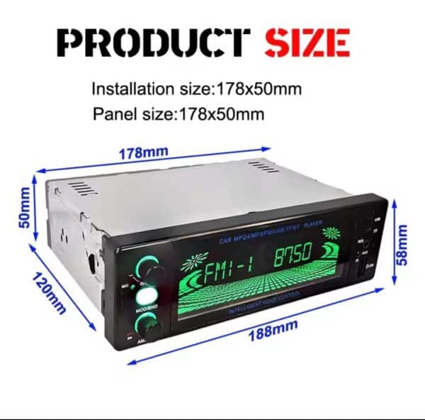 Poste Radio Bluetooth Écran DSP