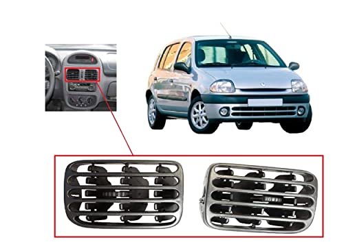 Grille de Ventilation Compatible avec Renault Clio 2 | 2pcs