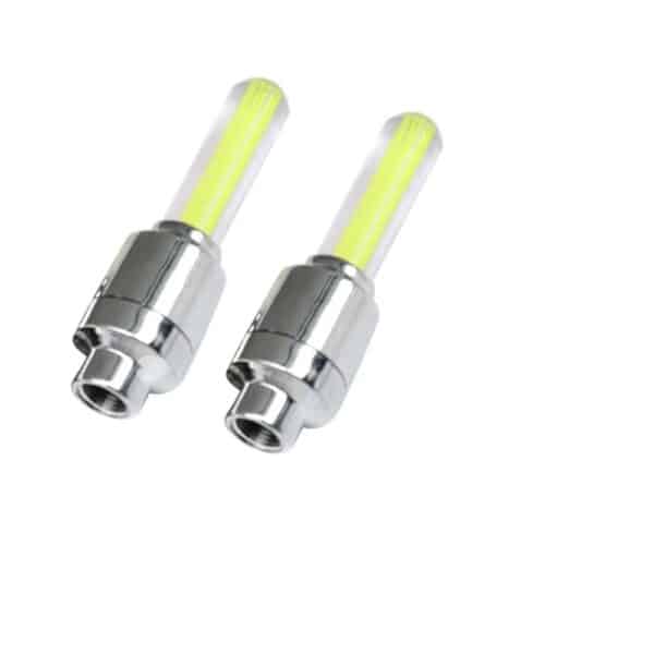 Éclairages LED pour Pneus Jaune 2Pcs