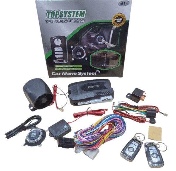 Système d'alarme et bouton démarrage TOPSYSTEM