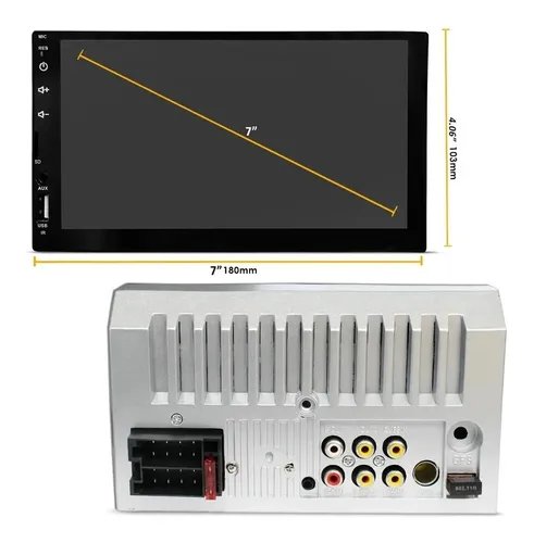 Tablette Mp5 7" MirrorLink USB/SD/FM/ Caméra