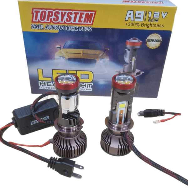 Led Phare 50W 12V A9 TOPSYSTEM