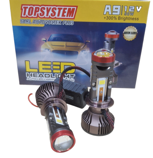 Led Phare 50W 12V A9 TOPSYSTEM