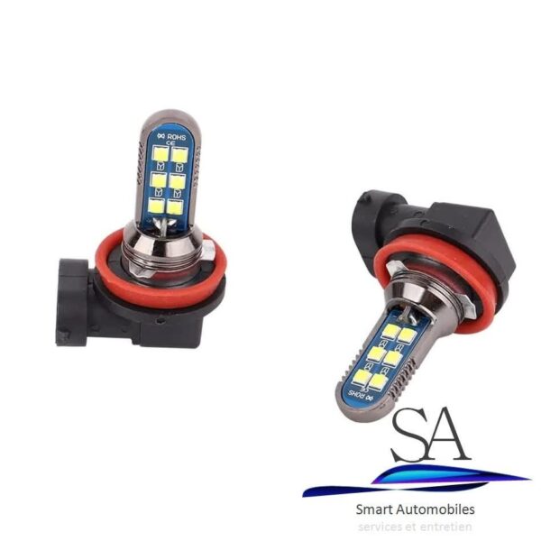 Kit de 2 ampoules de phares LED pour voiture H11/H8/H9, 110 W, 20 000 lm