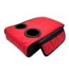 Coussin d'accoudoir avec porte gobelet