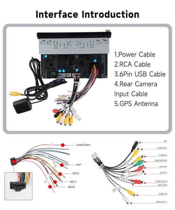 2025/10/1000047236.jpg Poste Écran Carplay sans Fil Autoradio 1 DIN Android Auto Wireless 6,9" 1+32G