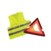 Pack de sécurité triangle d'urgence + gilet jaune