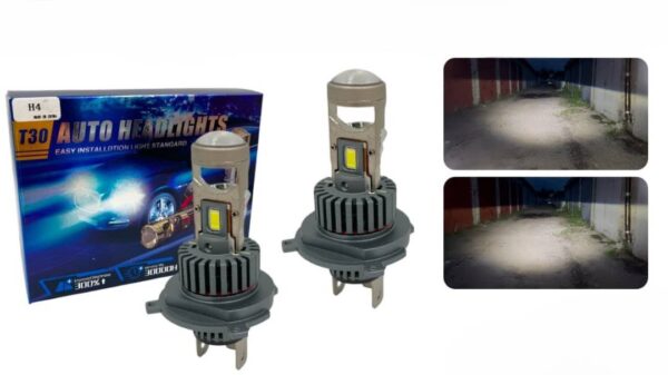 Mini Loupe Sans fil T30 H4/H7 6000K 25W