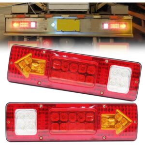 Led Feu Lampes Arriére Camion 12V 2Pcs
