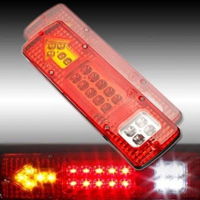 Led Feu Lampes Arriére Camion 12V 2Pcs