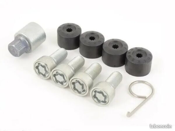 Cache boulon antivol de roue VW 4Pcs