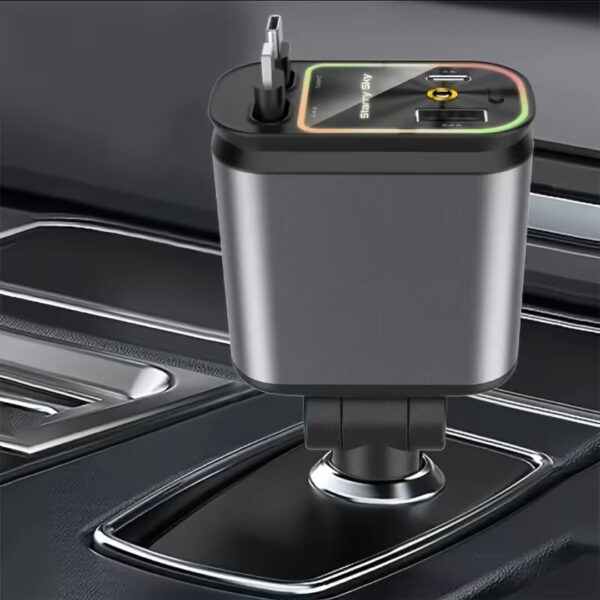 Chargeur Fast Type C + IOS et Eclairage ciel etoilé 120W