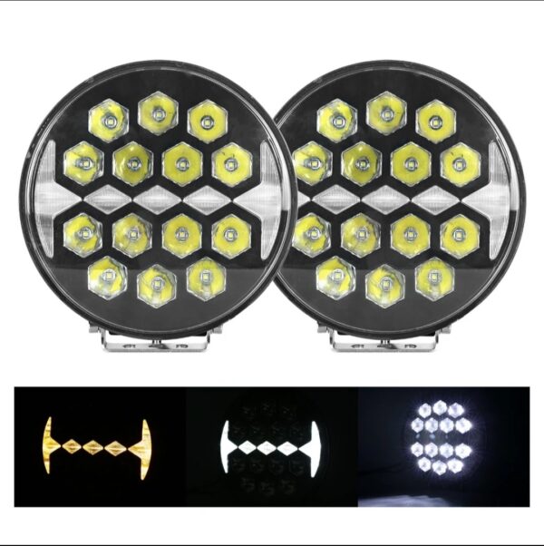 Led feux de projecteur 4x4 2Pcs