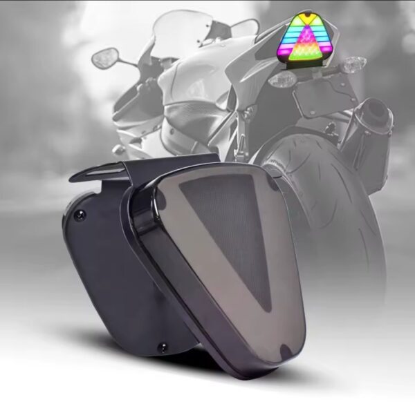 Feu LED arriere RGB pour voiture/moto/camion 1Pcs