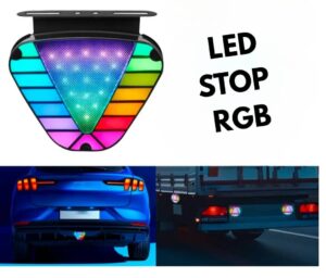Feu LED arriere RGB pour voiture/moto/camion 1Pcs