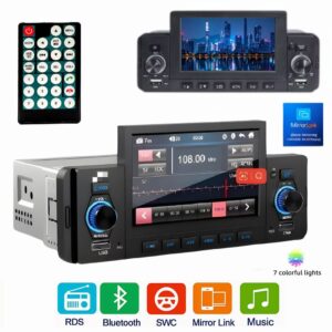 Dvd Autoradio MirrorLink Bluetooth avec écran MP5