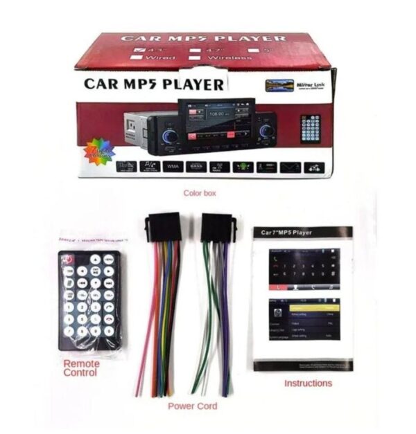 Dvd Autoradio MirrorLink Bluetooth avec écran MP5