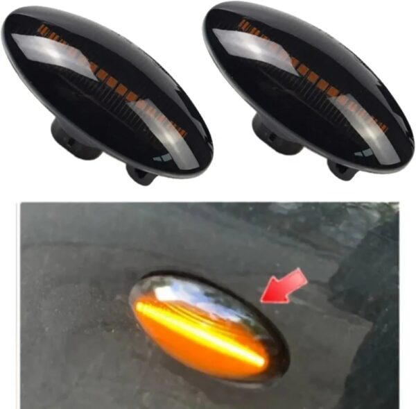 Clignotant dynamique lateral pour fiat DOBLO 2pcs