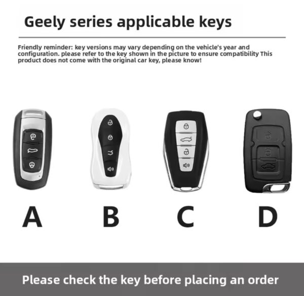 Couvre Clé Metal Geely Coolray "A"