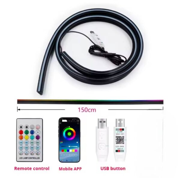 Led tableau sous pare-brise RGB 1,5M