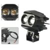 2pcs Phare universel  antibrouillard, projecteur pour moto