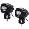 2pcs Phare universel antibrouillard projecteur pour moto